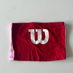 Red Wilson Tube Top | F21 x Wilson